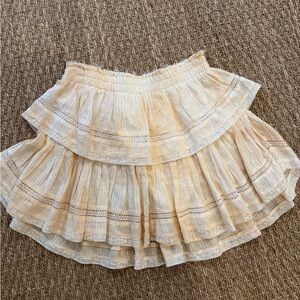 Love shack fancy skirt size smallt, size small,
